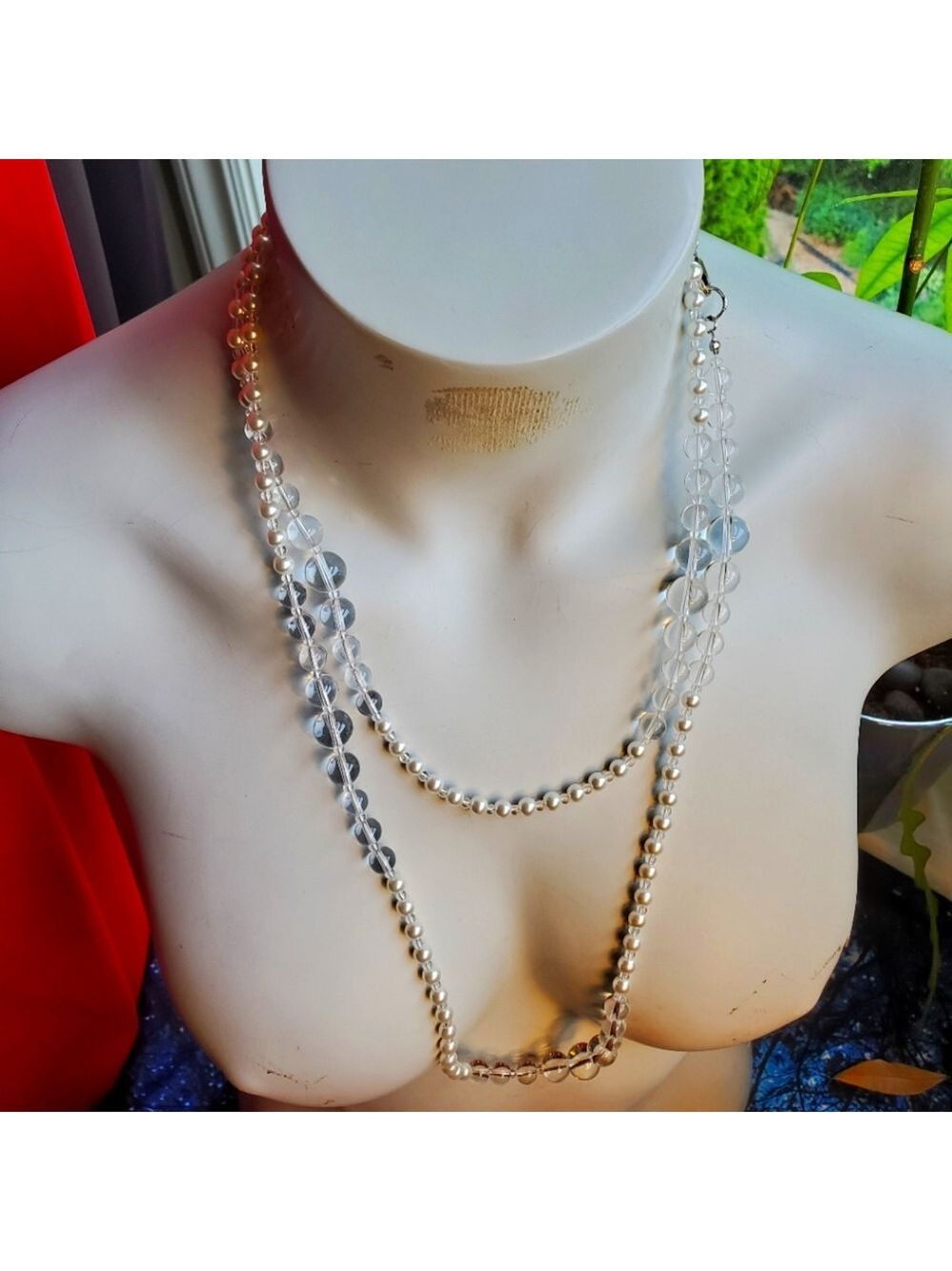 Vintage Pearl & Glass Bead Necklace